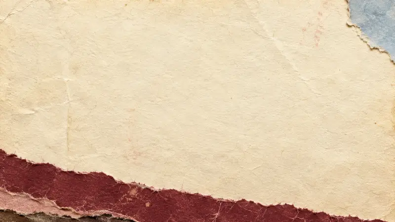 Torn paper texture in ivory oxblood powder blue