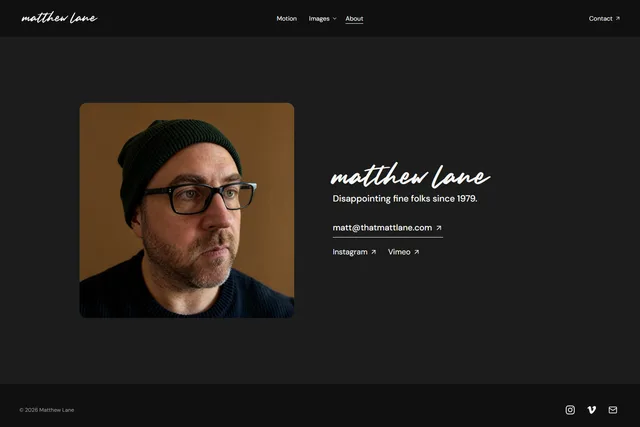 About Matthew